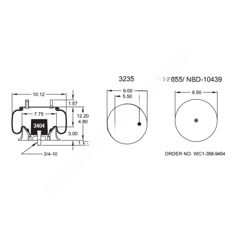 FI  W01 358 9039 AIR SPRING