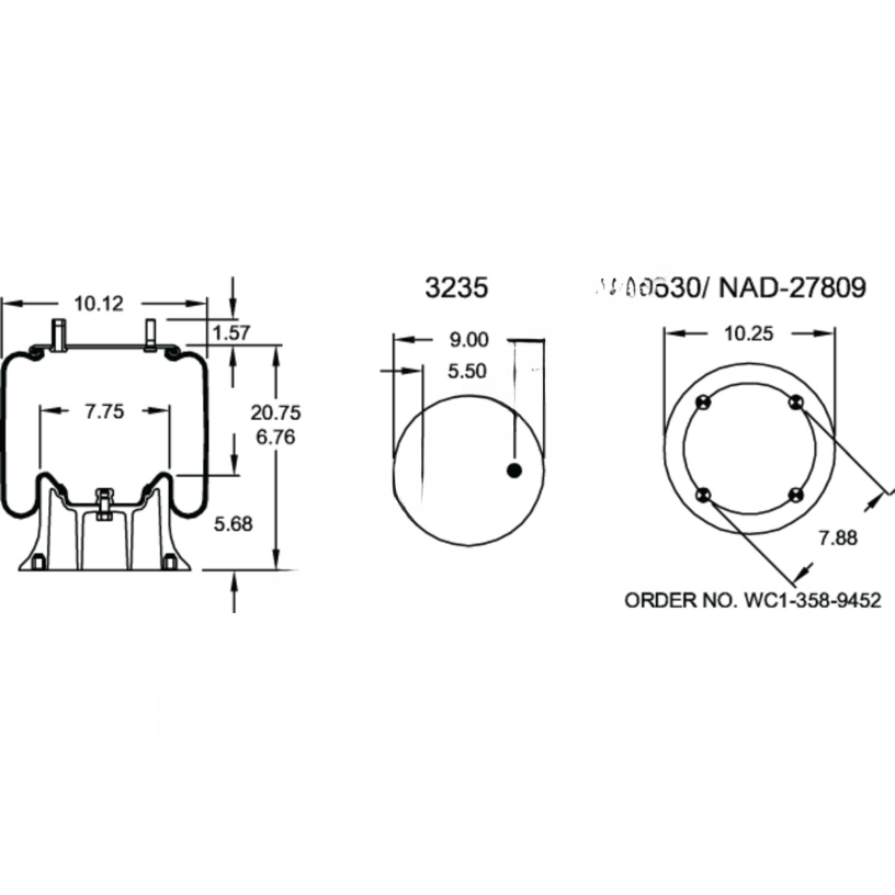 FI  W01 358 9083 AIR SPRING