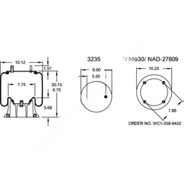 FI  W01 358 9083 AIR SPRING