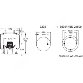 FI  W01 358 9092 AIR SPRING