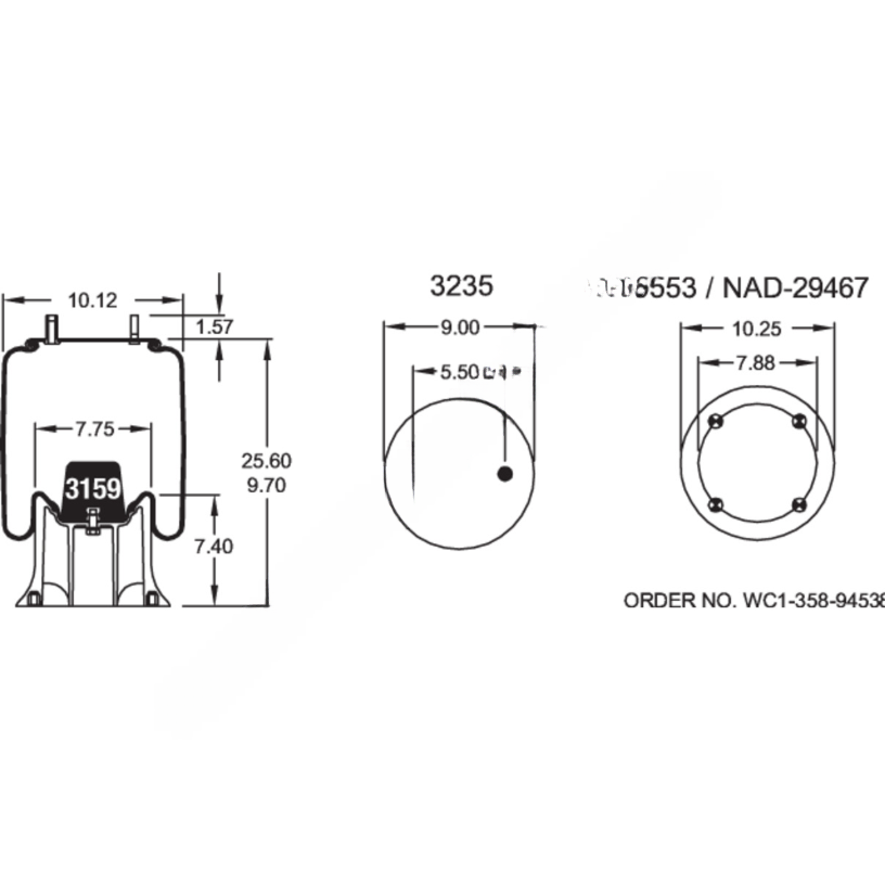 FI  W01 358 9101 AIR SPRING
