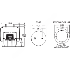 FI  W01 358 9144 AIR SPRING
