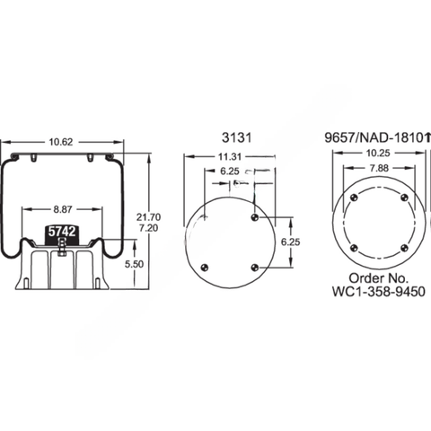 FI  W01 358 9149 AIR SPRING