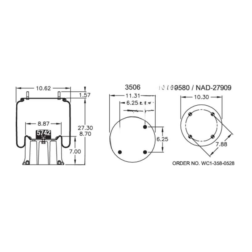 FI  W01 358 9158 AIR SPRING