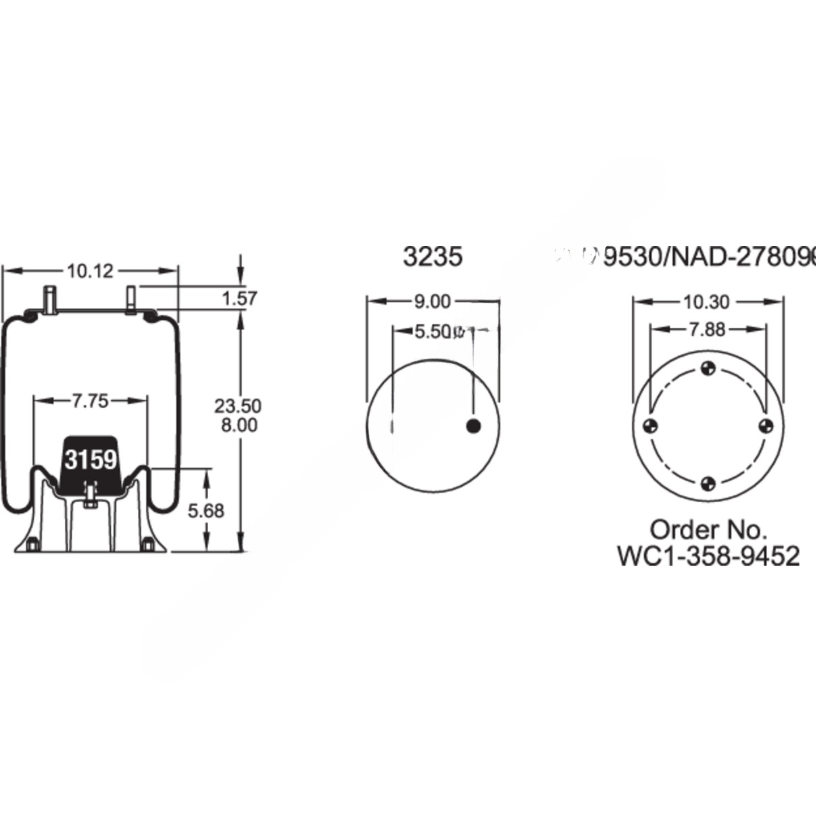 FI  W01 358 9192 AIR SPRING