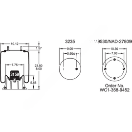 FI  W01 358 9192 AIR SPRING
