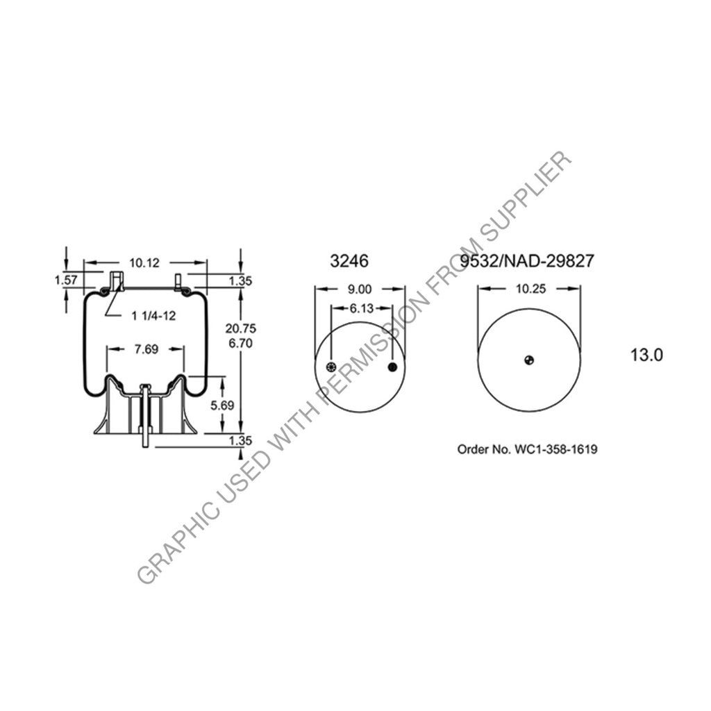 FI  W01 358 9194 AIR SPRING