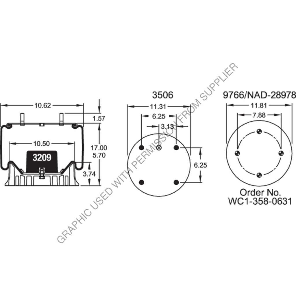 FI  W01 358 9200 AIR SPRING
