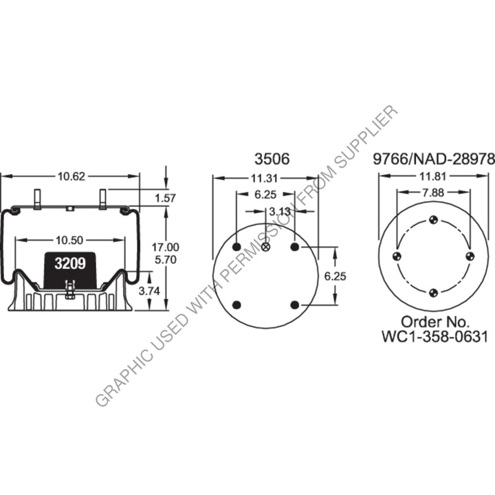 FI  W01 358 9200 AIR SPRING