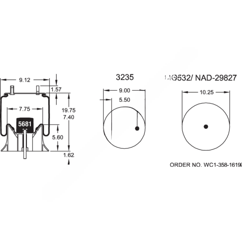 FI  W01 358 9295 AIR SPRING