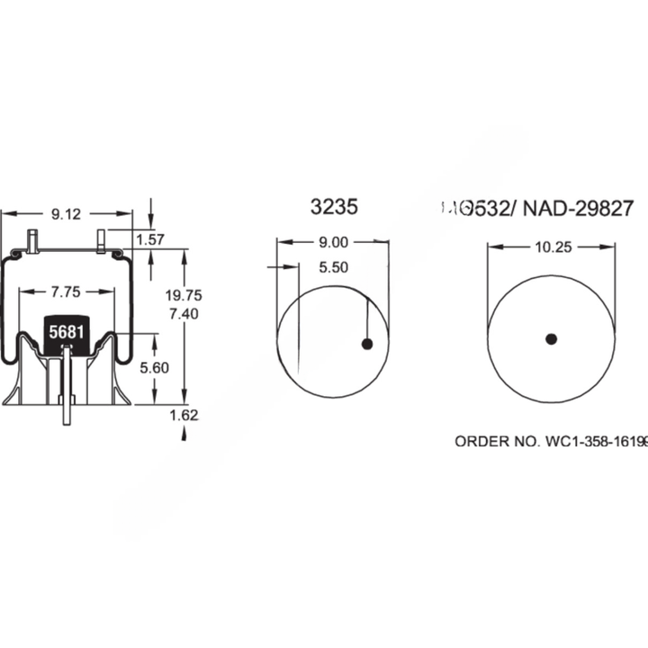 FI  W01 358 9295 AIR SPRING