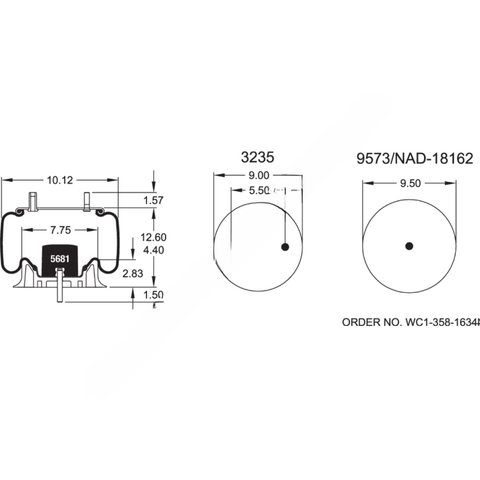 FI  W01 358 9307 AIR SPRING