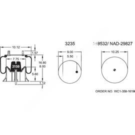 FI  W01 358 9325 AIR SPRING