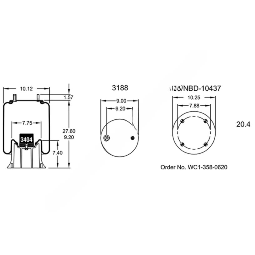 FI  W01 358 9367 AIR SPRING