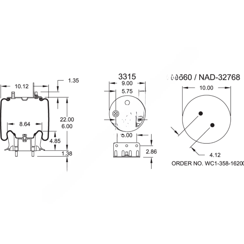 FI  W01 358 9371 AIR SPRING