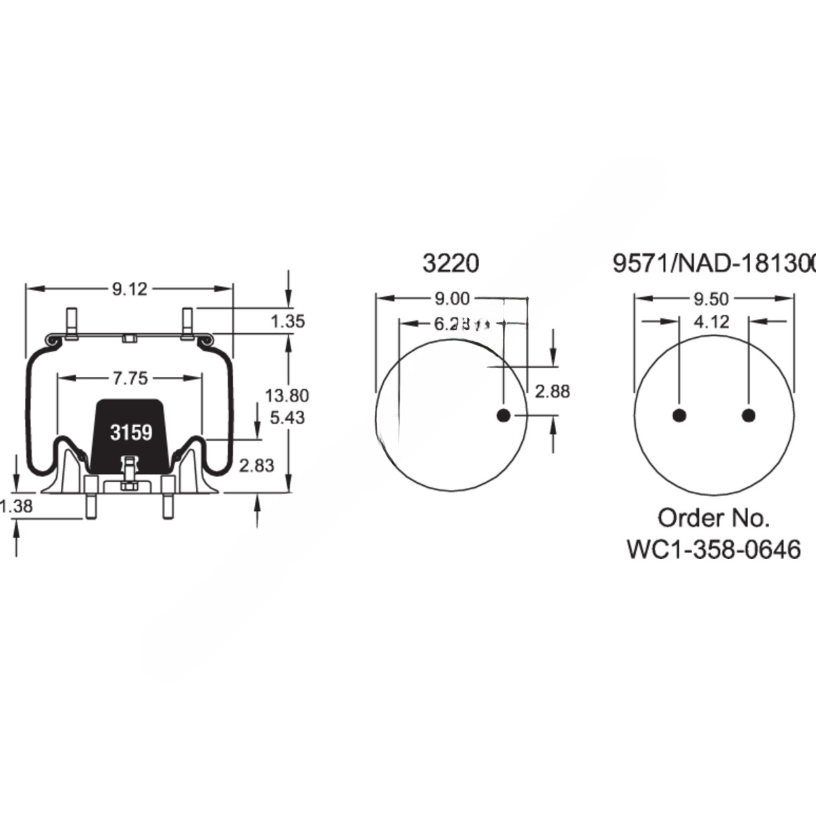 FI  W01 358 9376 AIR SPRING