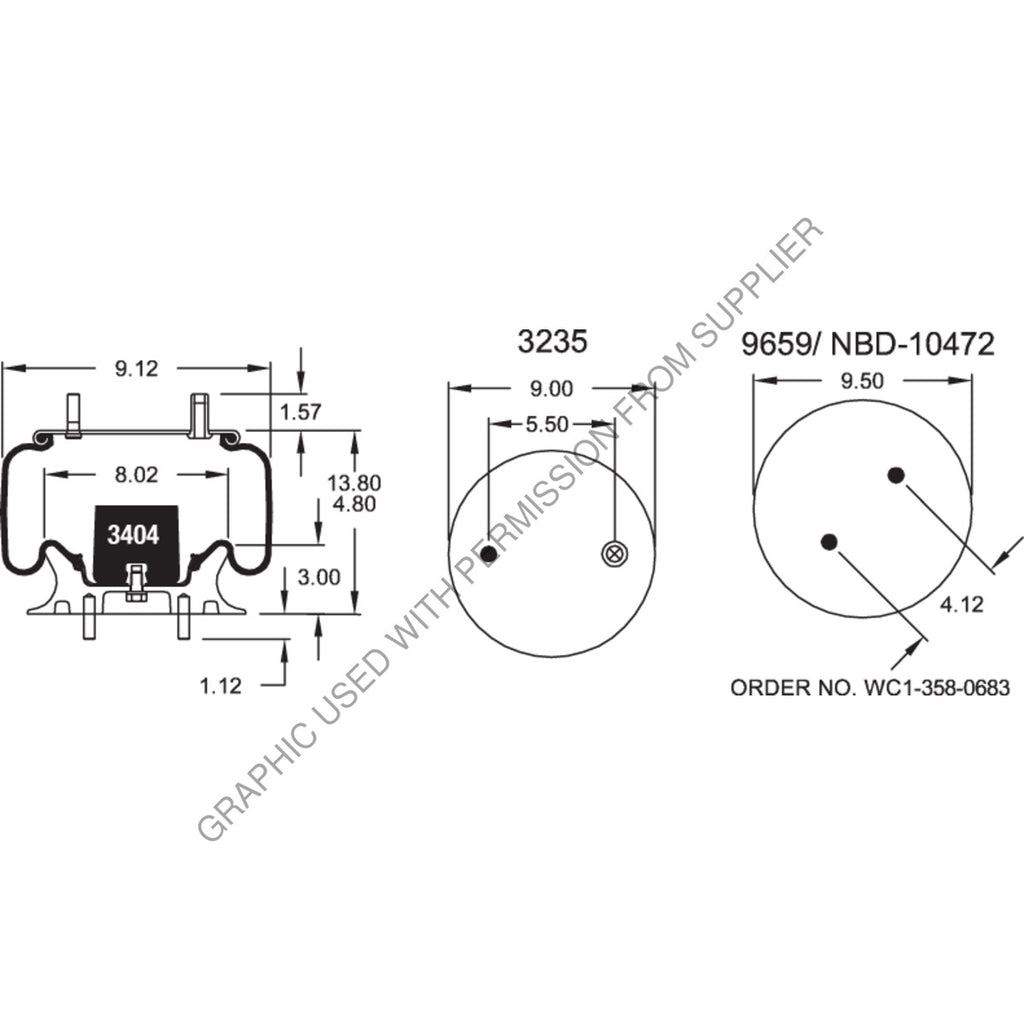 FI  W01 358 9457 AIR SPRING