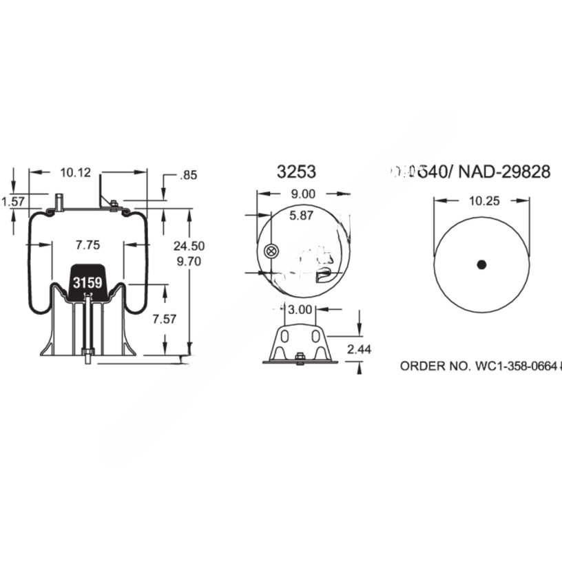 FI  W01 358 9471 AIR SPRING
