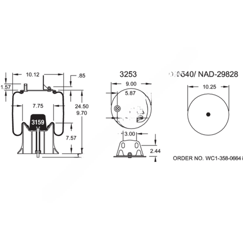 FI  W01 358 9471 AIR SPRING