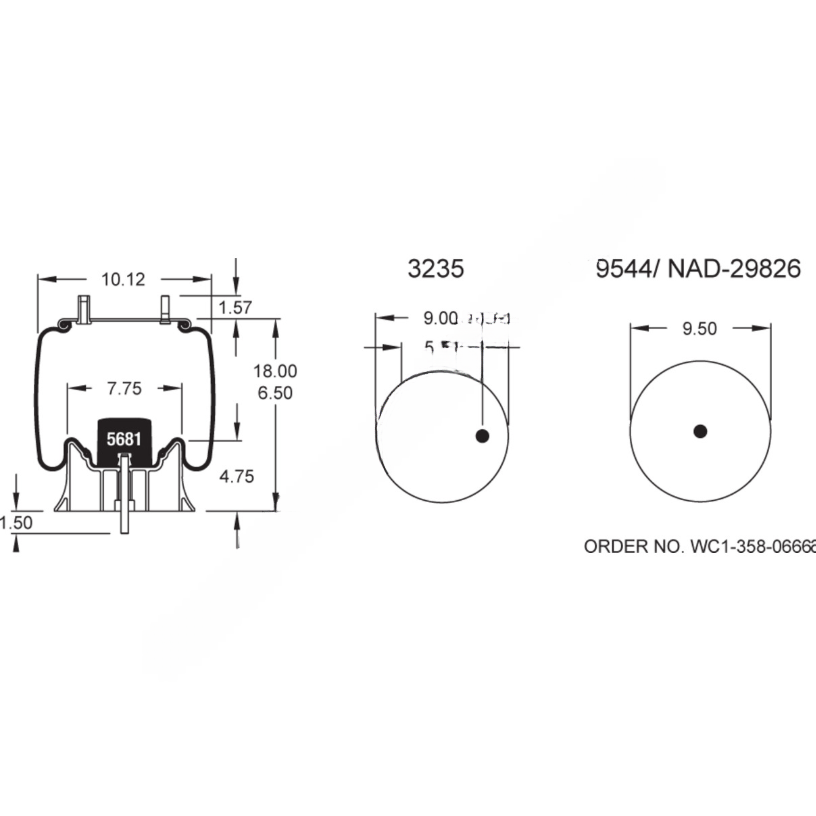 FI  W01 358 9484 AIR SPRING