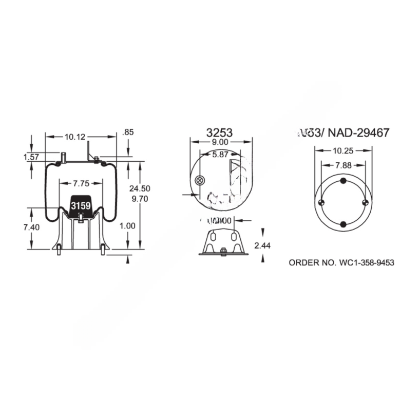FI  W01 358 9501 AIR SPRING