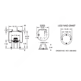 FI  W01 358 9501 AIR SPRING