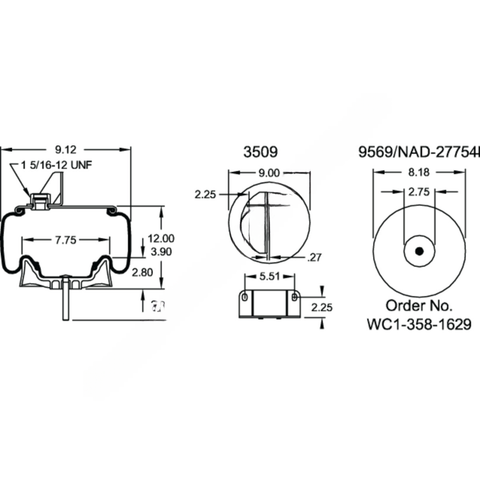 FI  W01 358 9541 AIR SPRING