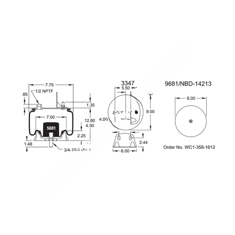 FI  W01 358 9586 AIR SPRING
