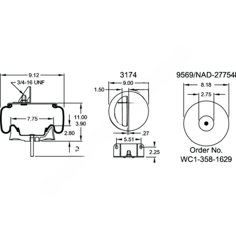 FI  W01 358 9617 AIR SPRING