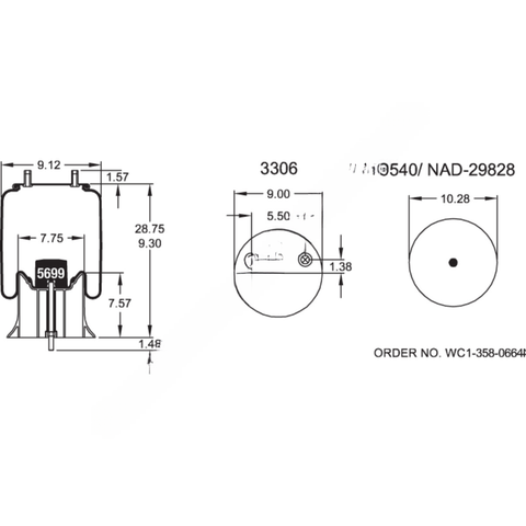FI  W01 358 9619 AIR SPRING
