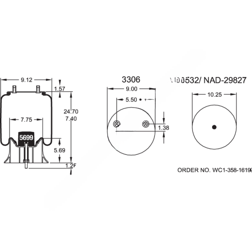 FI  W01 358 9621 AIR SPRING