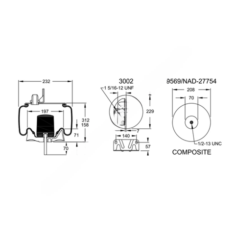 FI  W01 358 9625 AIR SPRING