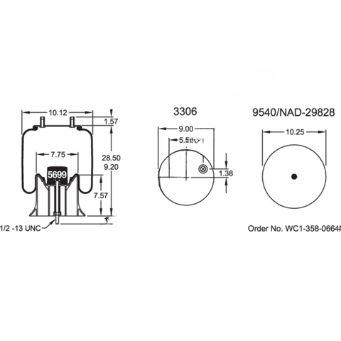 FI  W01 358 9645 AIR SPRING