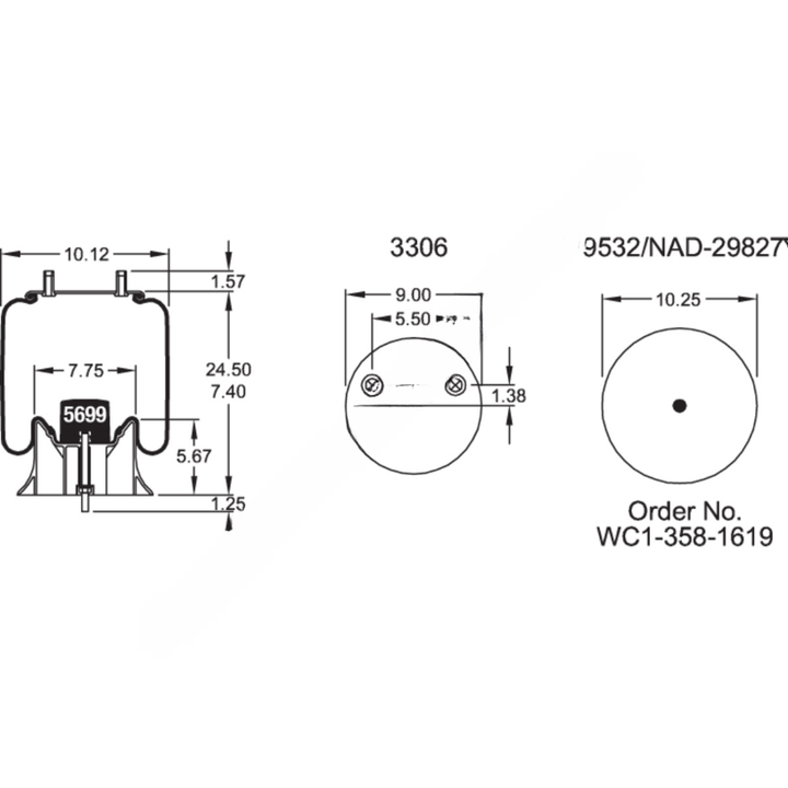 FI  W01 358 9646 AIR SPRING
