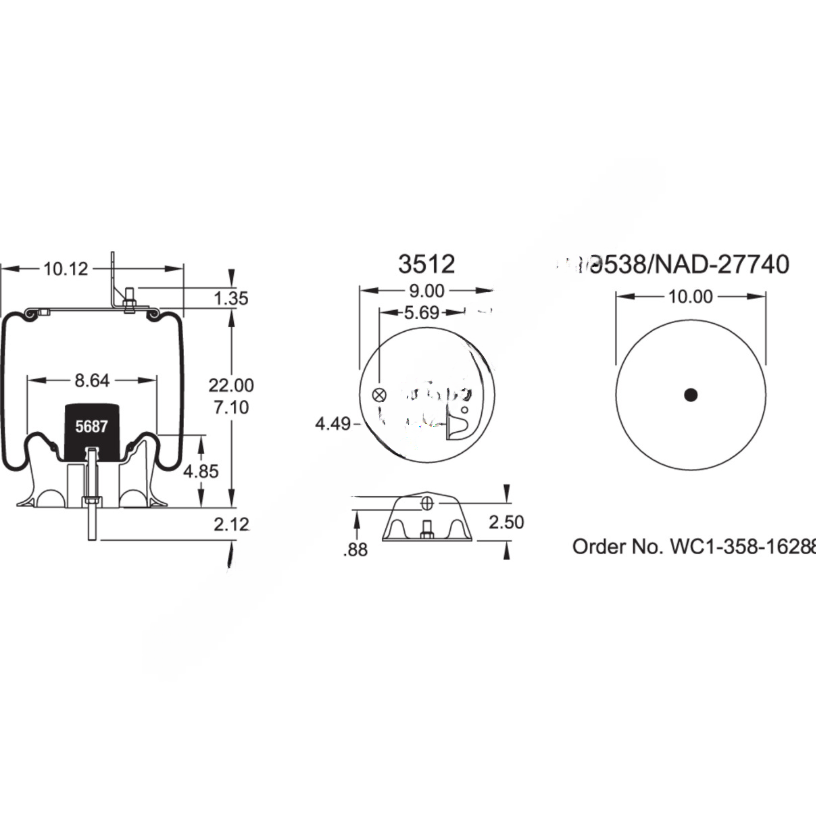FI  W01 358 9647 AIR SPRING
