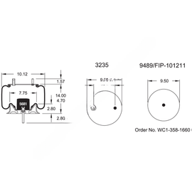 FI  W01 358 9807 TRAILER AIRSPRING
