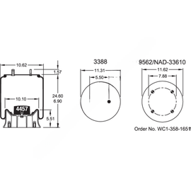 FI  W01 358 9985 AIR SPRING