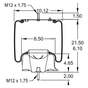 FI  W01 M58 8468 AIR SPRING-1T15XMR7 M12ST 1/4NPT