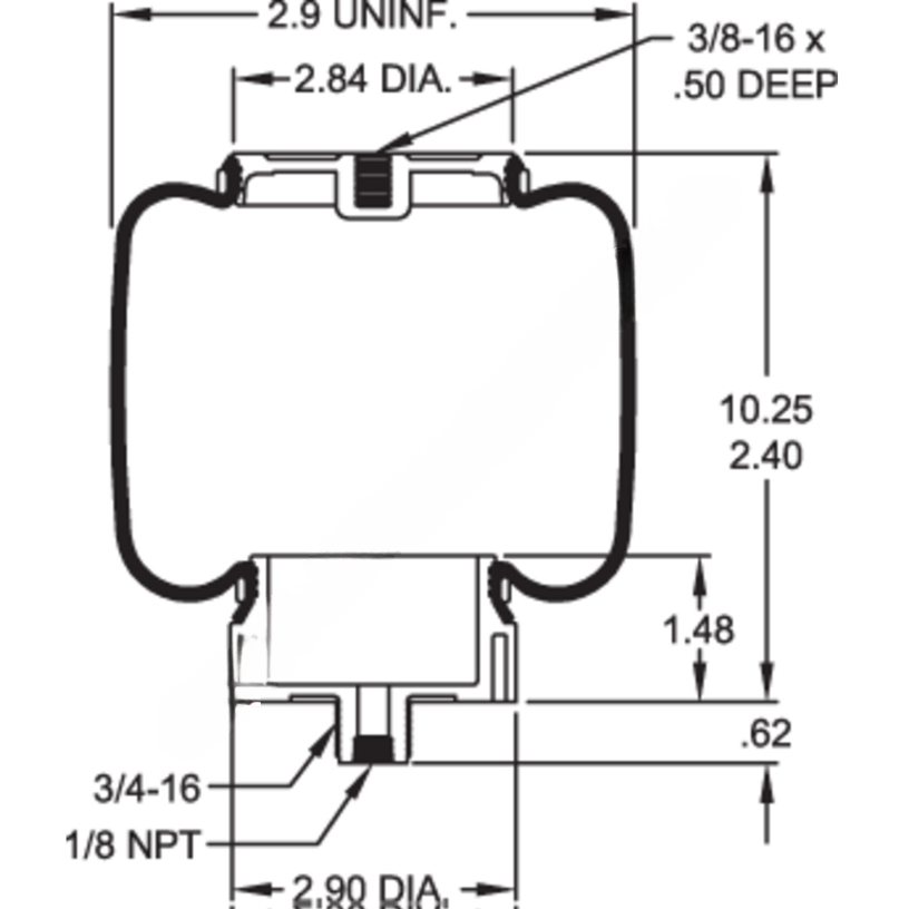 FI  W02 358 7082 SLEEVE SPRING