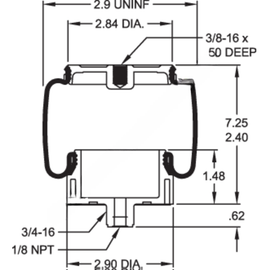 FI  W02 358 7086 SLEEVE SPRING