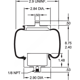 FI  W02 358 7087 SLEEVE SPRING