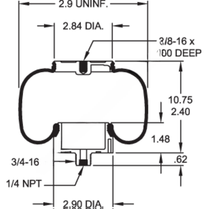 FI  W02 358 7092 SLEEVE SPRING