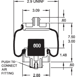 FI  W02 358 7206 AIR SPRING