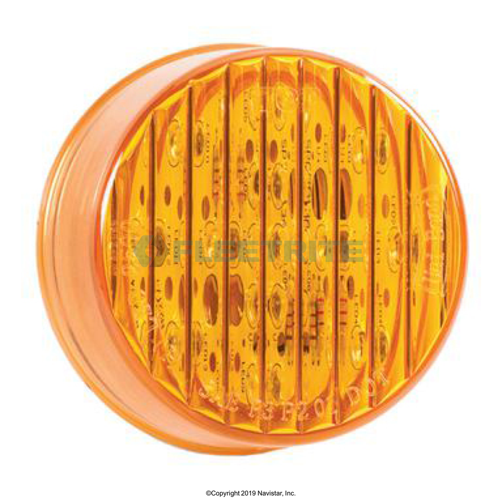 FLT250012A LIGHT LED 2.5 IN RND AMBER 12D