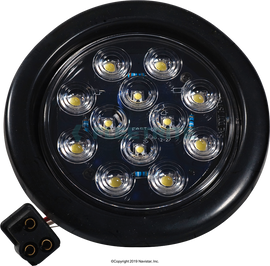 FLTBU40012W 4 WHITE ROUND BACK-UP, 12 LED