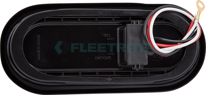 FLTBU60010W 6 WHITE OVAL BACK-UP, 10 LED