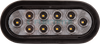 FLTBU60010W 6 WHITE OVAL BACK-UP, 10 LED
