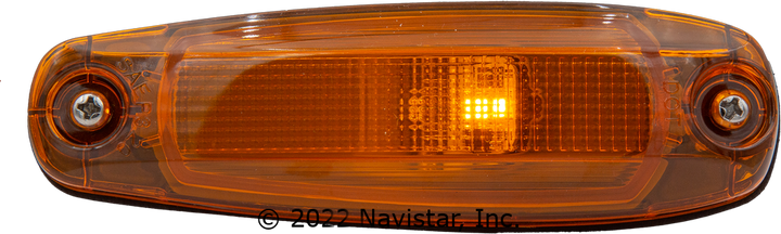 FLTCBF63002A 2 LED AMBER, OVAL FREIGHTLINER