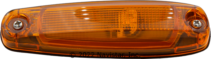 FLTCBF63002A 2 LED AMBER, OVAL FREIGHTLINER