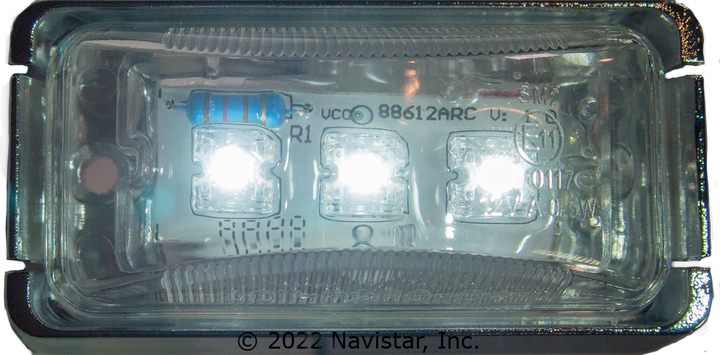 FLTCM25103W 3 LED, 2.5 WHITE, RECTANGULAR